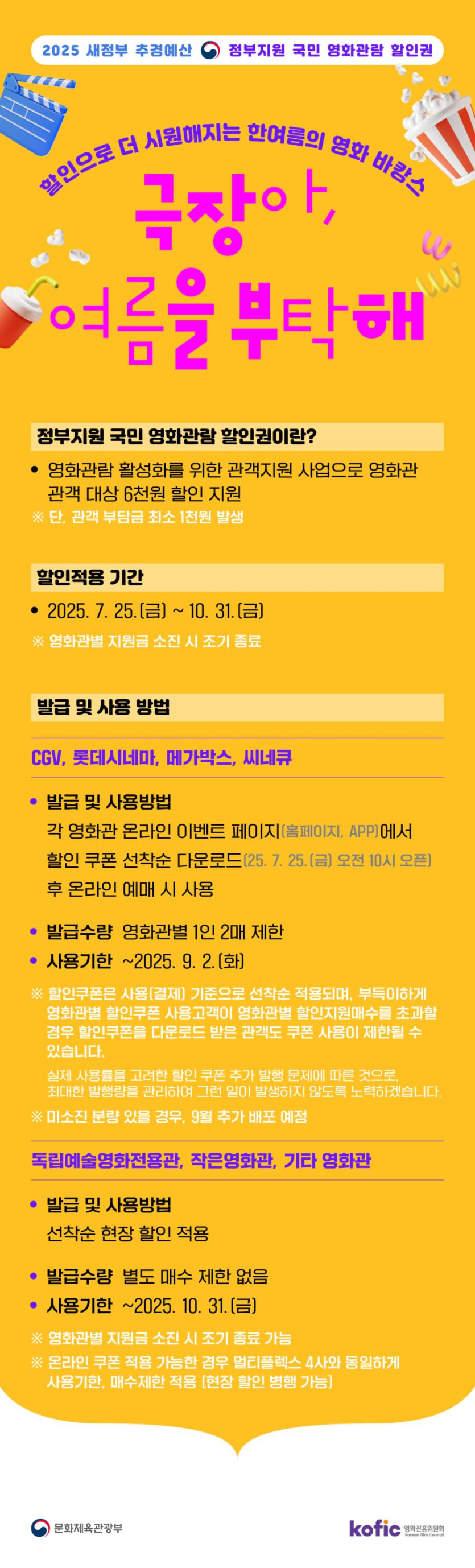 [영화관] 오전10시부터 영화관람료 6천원 할인쿠폰 배포 (7/25~9/2)_2.jpg