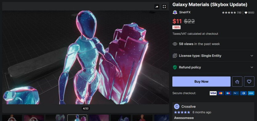 [에셋스토어] (무료) Galaxy Materials (Skybox Update)_1.png