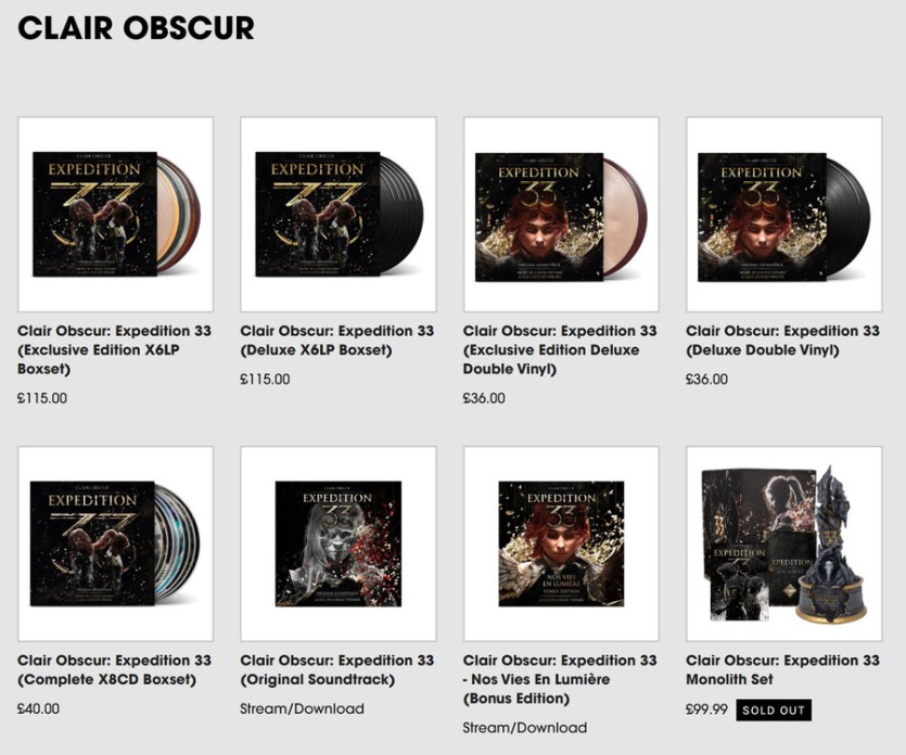 [판매처다양]클레어 옵스퀴르 : 33 원정대 OST LP CD 예약_2.jpg