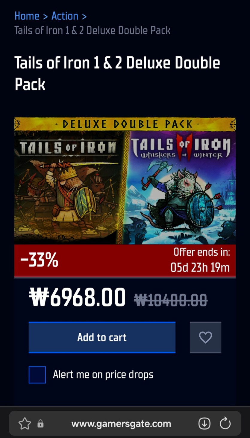 [게이머즈게이트] 테일즈 오브 아이언 디럭스 합본 / 6900원_1.jpg