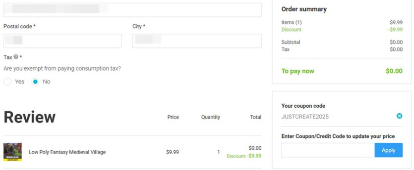 [에셋스토어] (무료) Low Poly Fantasy Medieval Vil_2.png