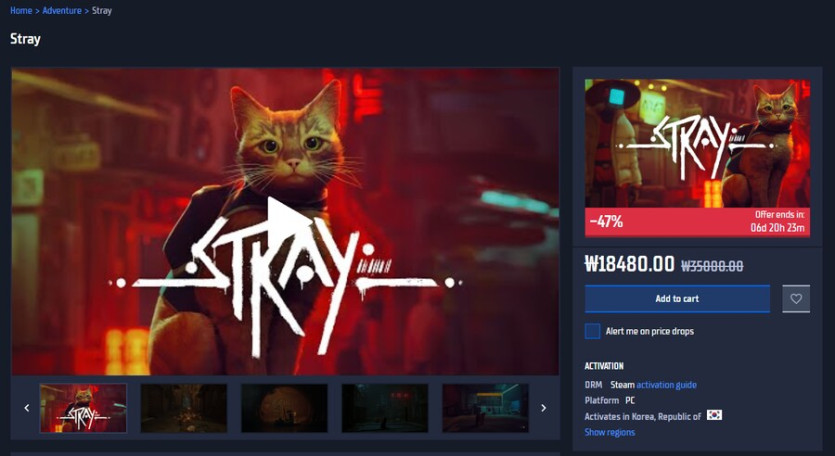 [gamersgate] Stray 할인 (18,480원)_1.png