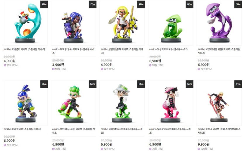 [소프라노몰] 닌텐도 선불번호 구매 네이버페이 증정(다양/무료) 아미보정보_5.png