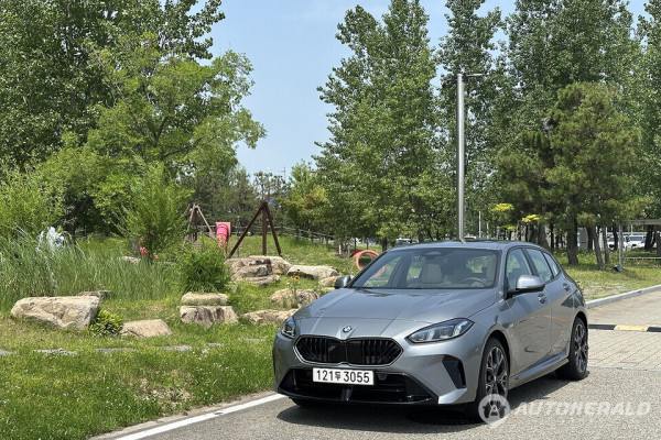 BMW 신형 1시리즈 외관 디자인(오토헤럴드 김훈기 기자)