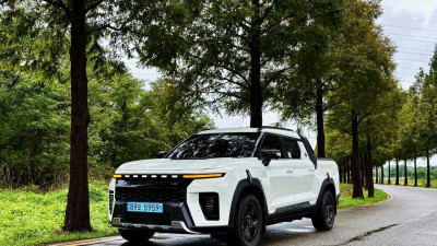 [시승기] LFP 전비 무시하지마 무쏘 EV, 픽업 지존다운 안정감까지